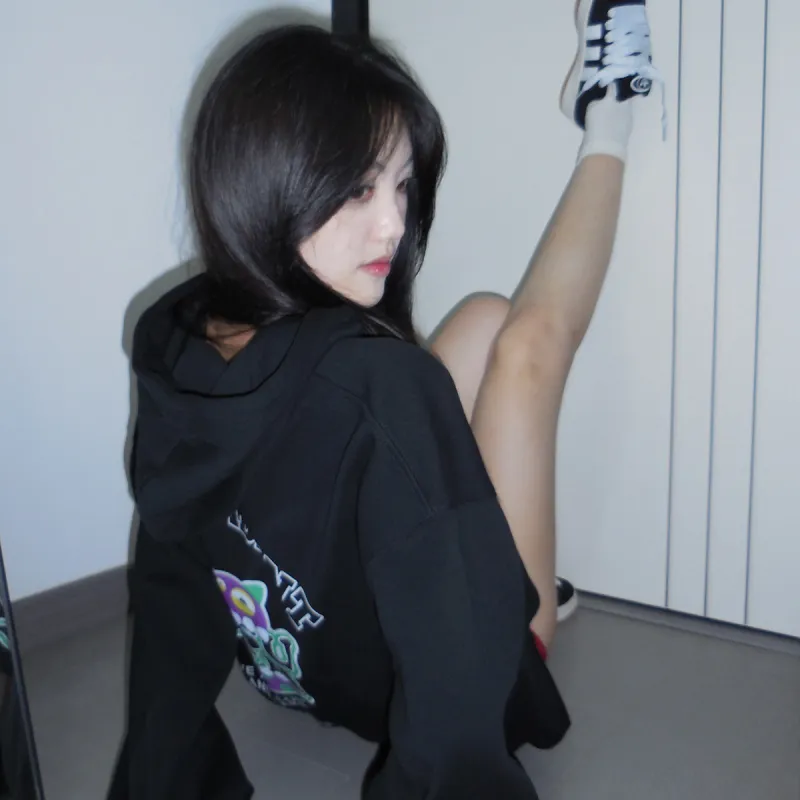 R.super X Monster Letter Co branded Series Sweatshirts Unisex-4