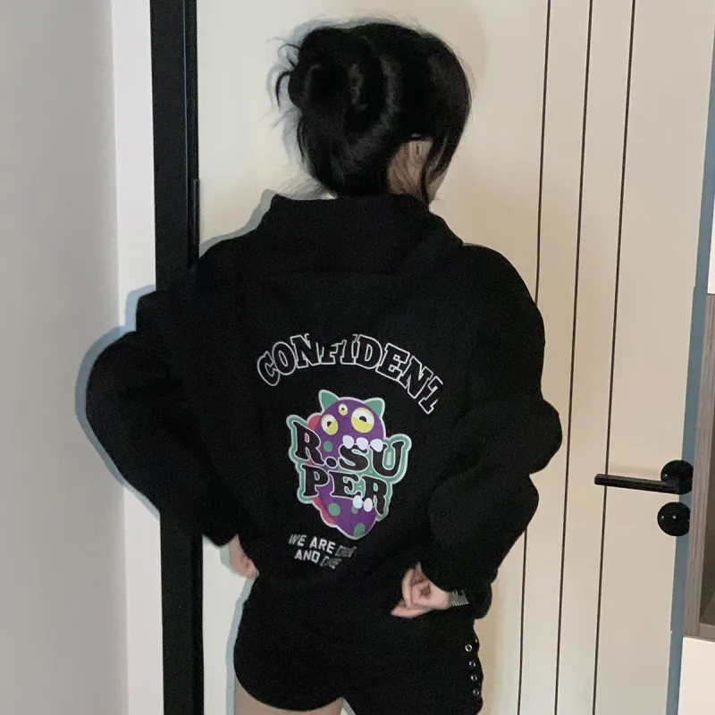 R.super X Monster Letter Co branded Series Sweatshirts Unisex-2