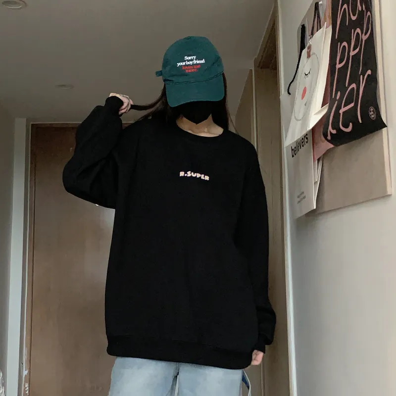 R.super X Monster Letter Co branded Series Sweatshirts Unisex-4