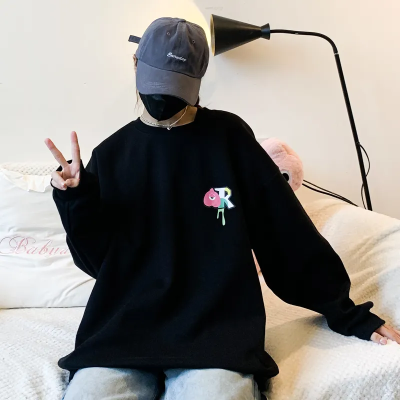 R.super X Monster Letter Co branded Series Sweatshirts Unisex-5