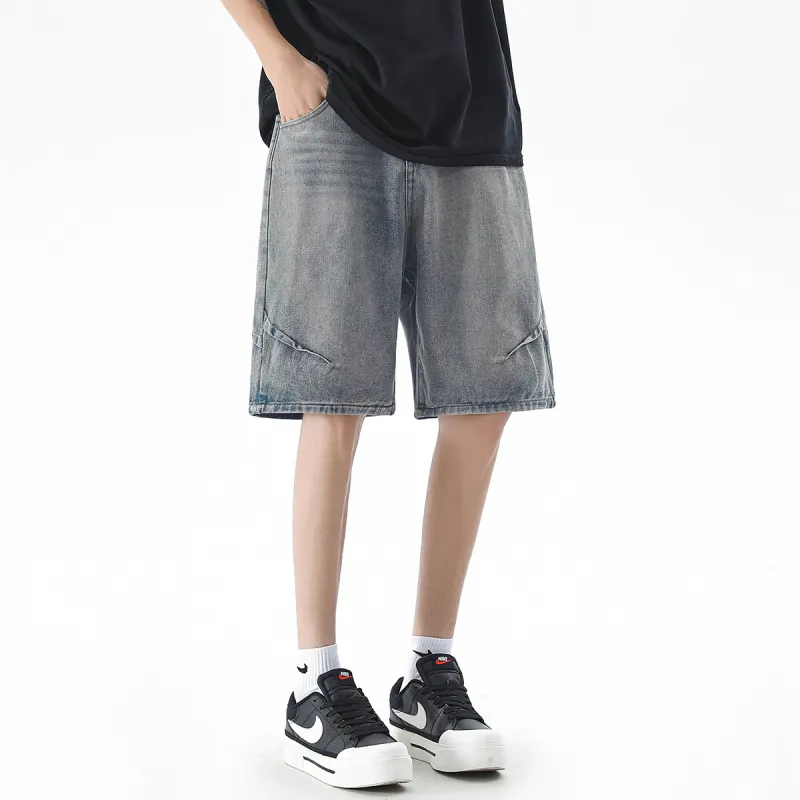 R.super SS24 Denim Shorts Unisex-19