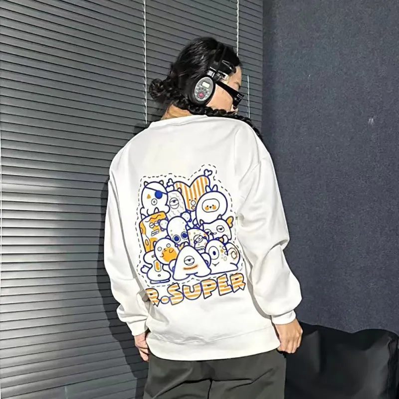 R.super X Monster Letter Co branded Series Sweatshirts Unisex-8
