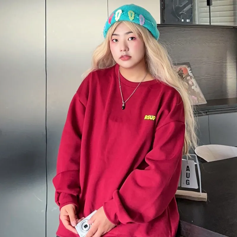 R.super X Monster Letter Co branded Series Sweatshirts Unisex-22
