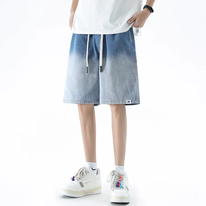 R.super Denim Shorts Unisex-3