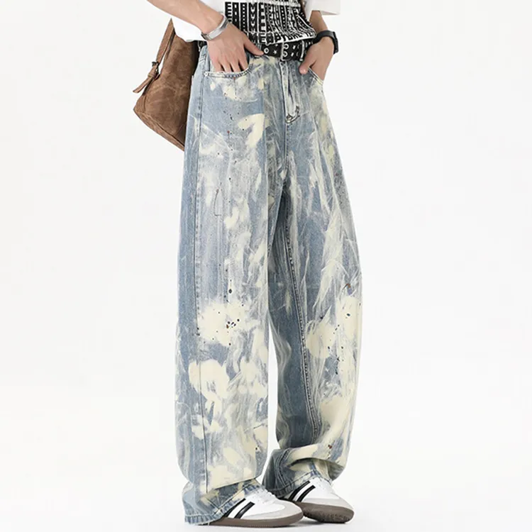 R.super Jeans Unisex White Blue-3