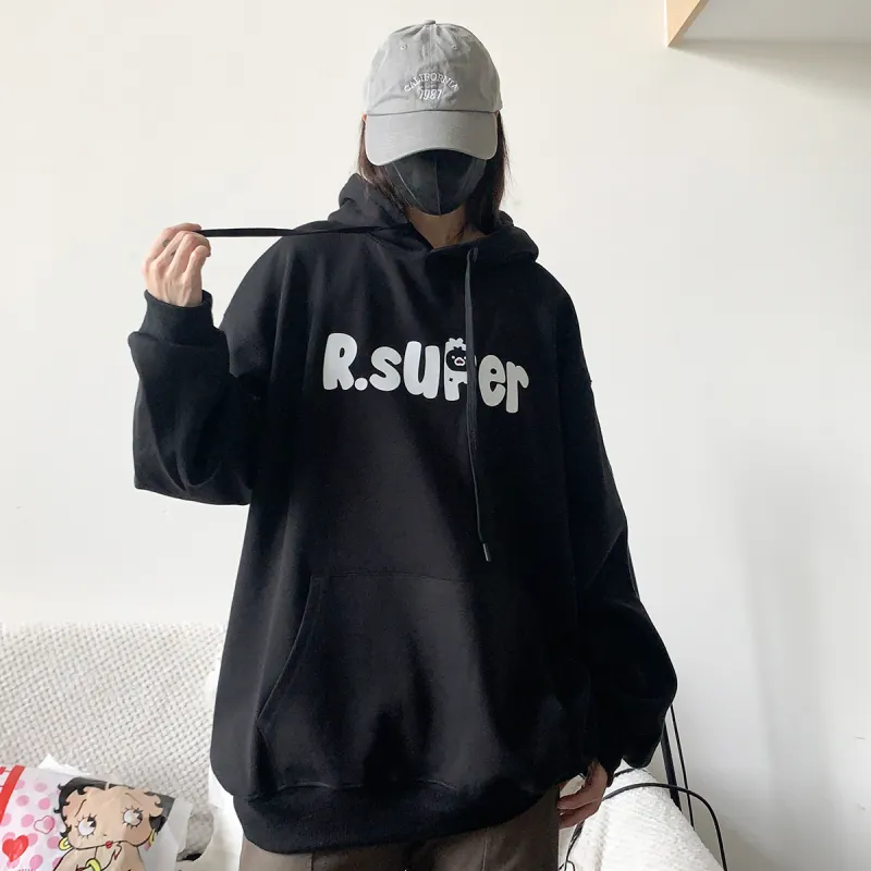 R.super x Monster Letter Sweatshirt Unisex-2
