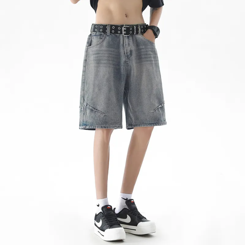 R.super SS24 Denim Shorts Unisex-22