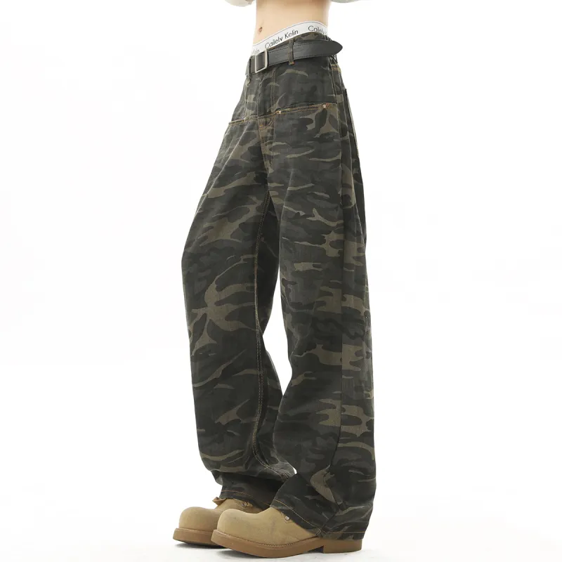 R.super Jeans Unisex Army Green-5