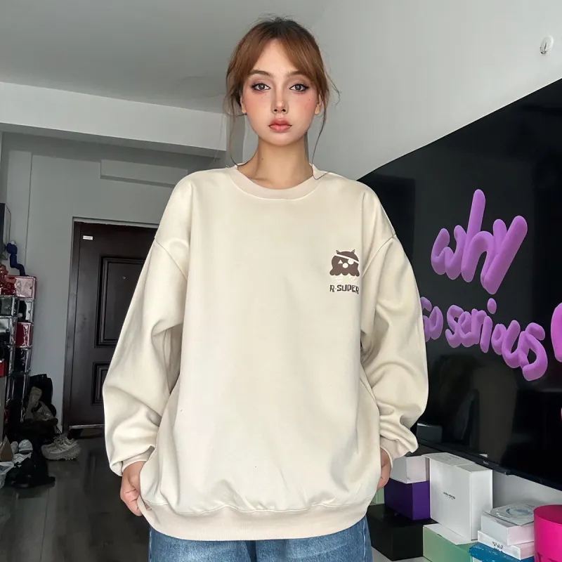 R.super X Monster Letter Co branded Series Sweatshirts Unisex-10