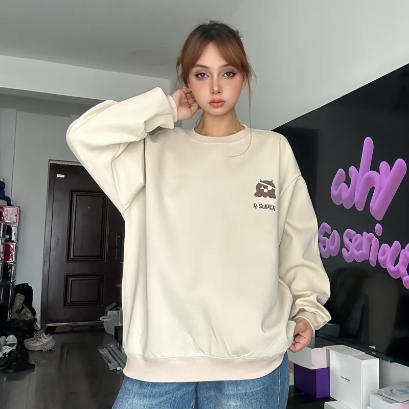 R.super X Monster Letter Co branded Series Sweatshirts Unisex-8
