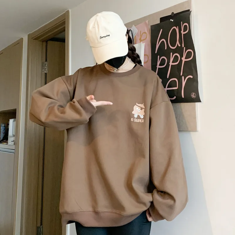 R.super X Monster Letter Co branded Series Sweatshirts Unisex-16