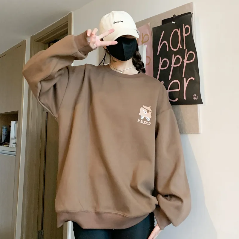 R.super X Monster Letter Co branded Series Sweatshirts Unisex-17