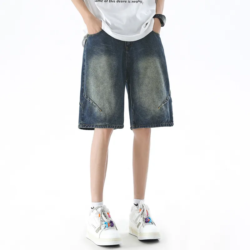 R.super SS24 Denim Shorts Unisex-15