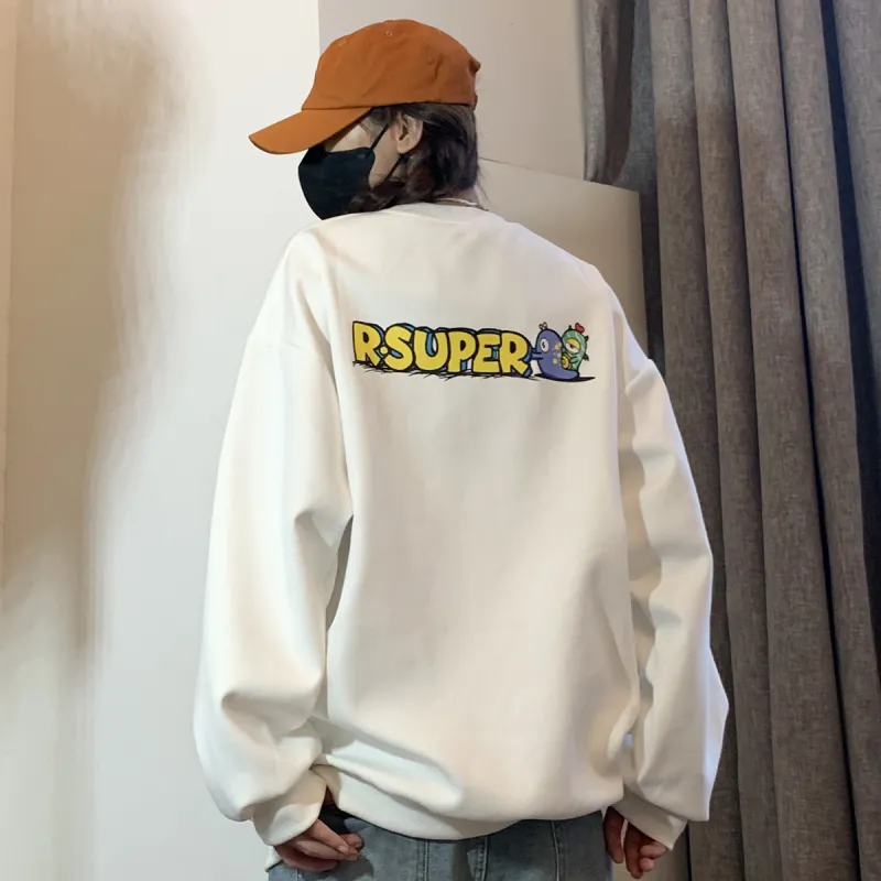 R.super X Monster Letter Co branded Series Sweatshirts Unisex-9
