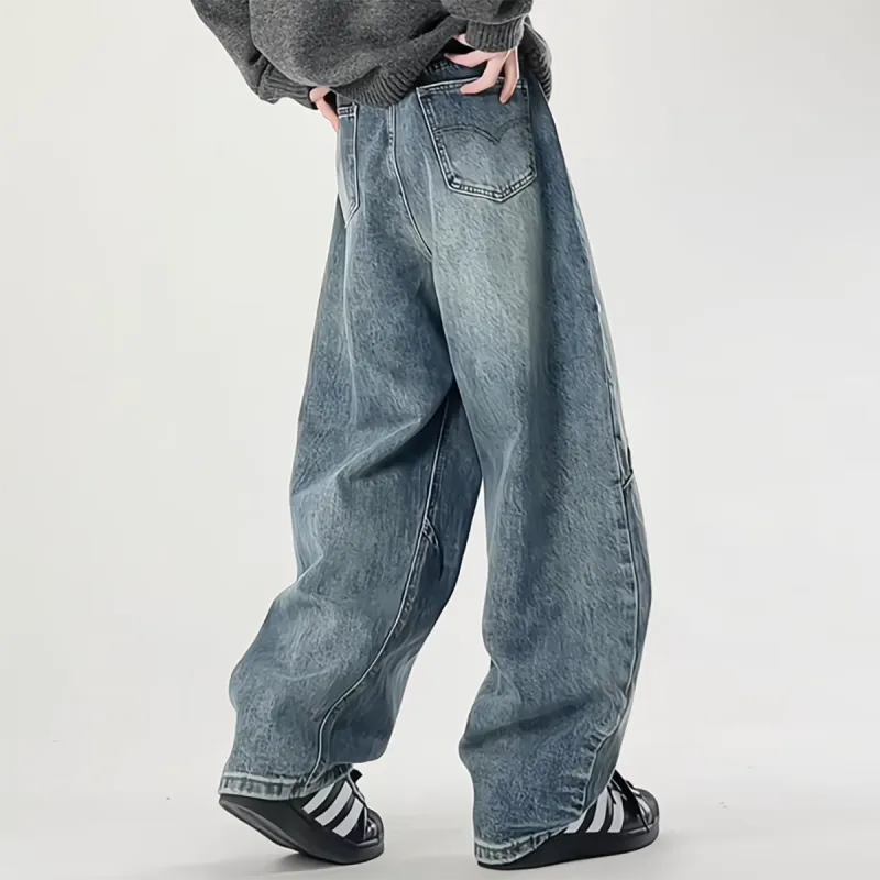 R.super Jeans Unisex Blue-4