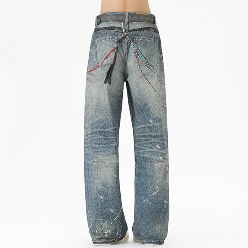 R.super Jeans Unisex Blue-5