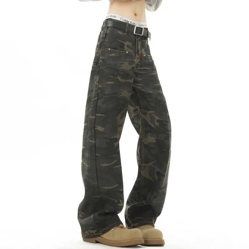 R.super Jeans Unisex Army Green-4