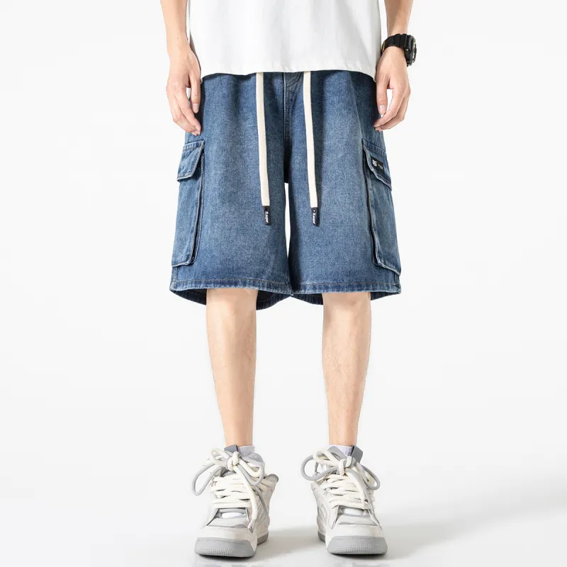 R.super SS24 Denim Shorts Unisex-2
