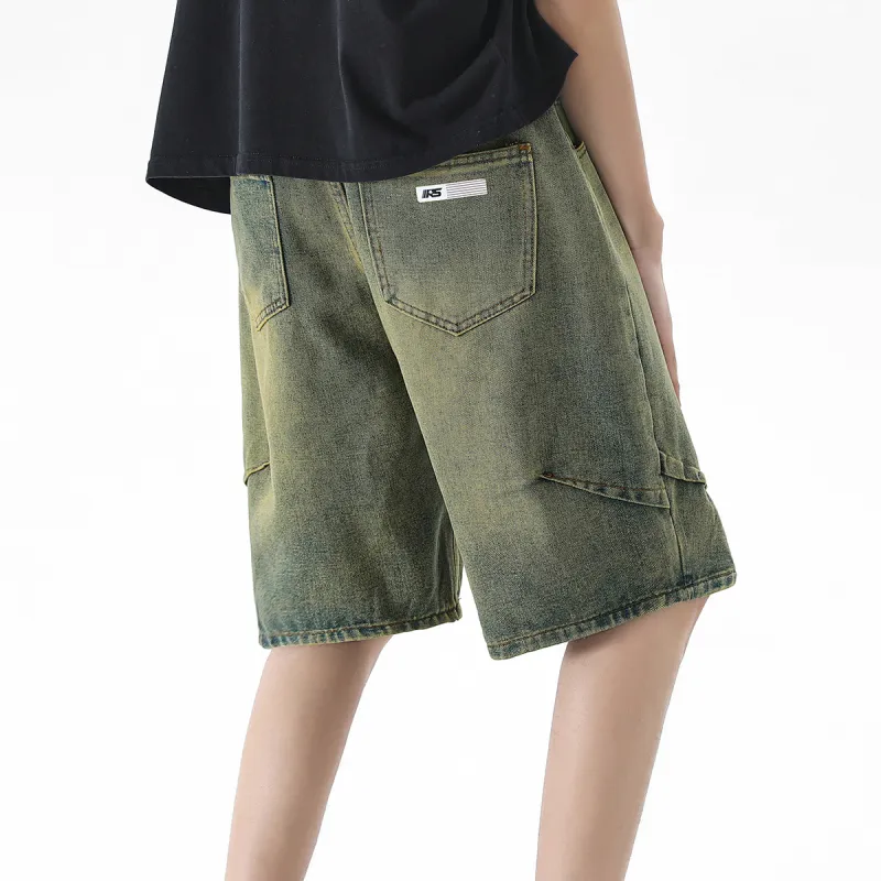 R.super SS24 Denim Shorts Unisex-4
