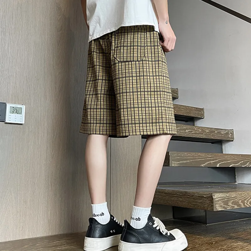 R.super Casual Shorts Unisex Khaki-5