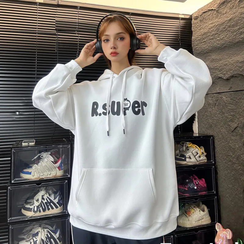 R.super x Monster Letter Sweatshirt Unisex-8