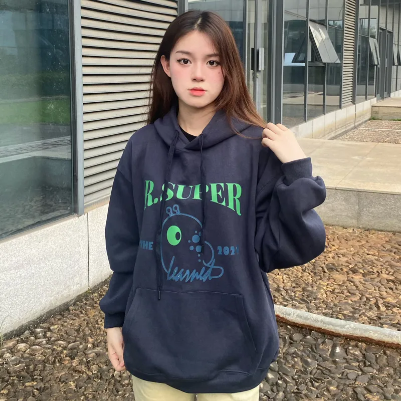 R.super X Monster Letter Co branded Series Sweatshirts Unisex-16