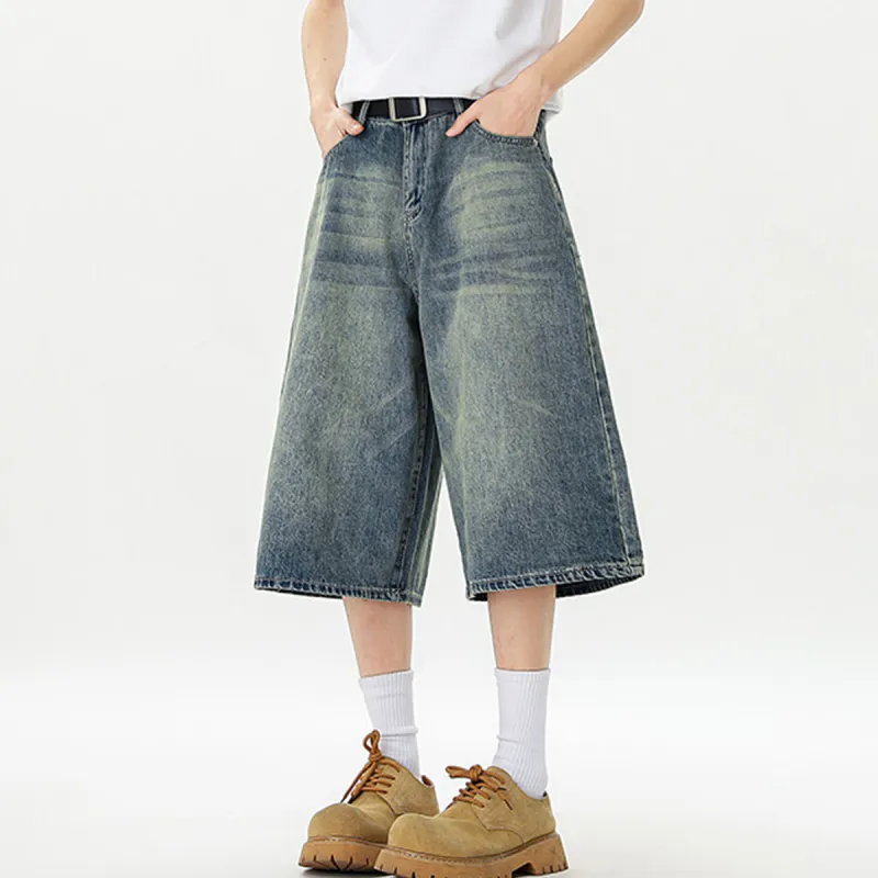 R.super Denim Shorts Unisex-10