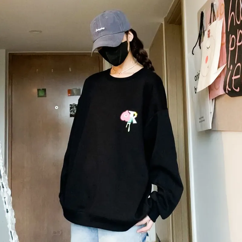 R.super X Monster Letter Co branded Series Sweatshirts Unisex-3