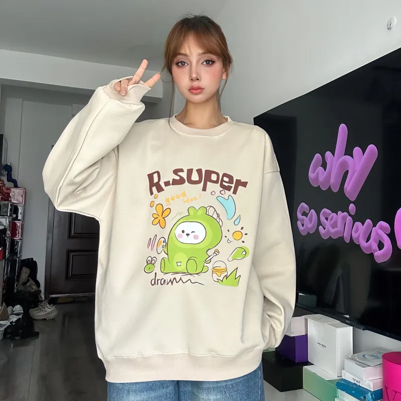 R.super X Monster Letter Co branded Series Sweatshirts Unisex-9