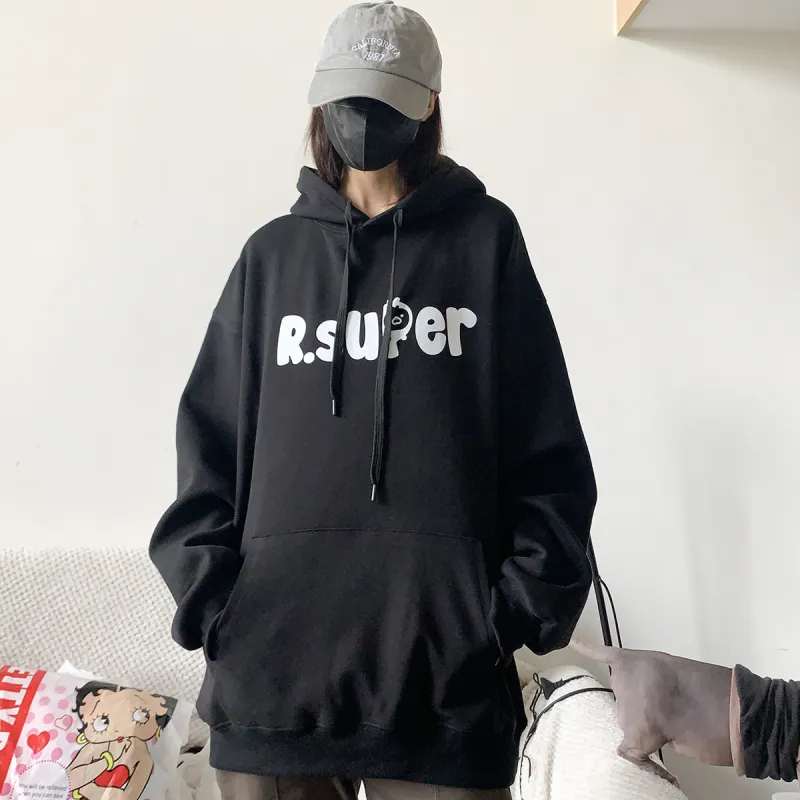 R.super x Monster Letter Sweatshirt Unisex-5