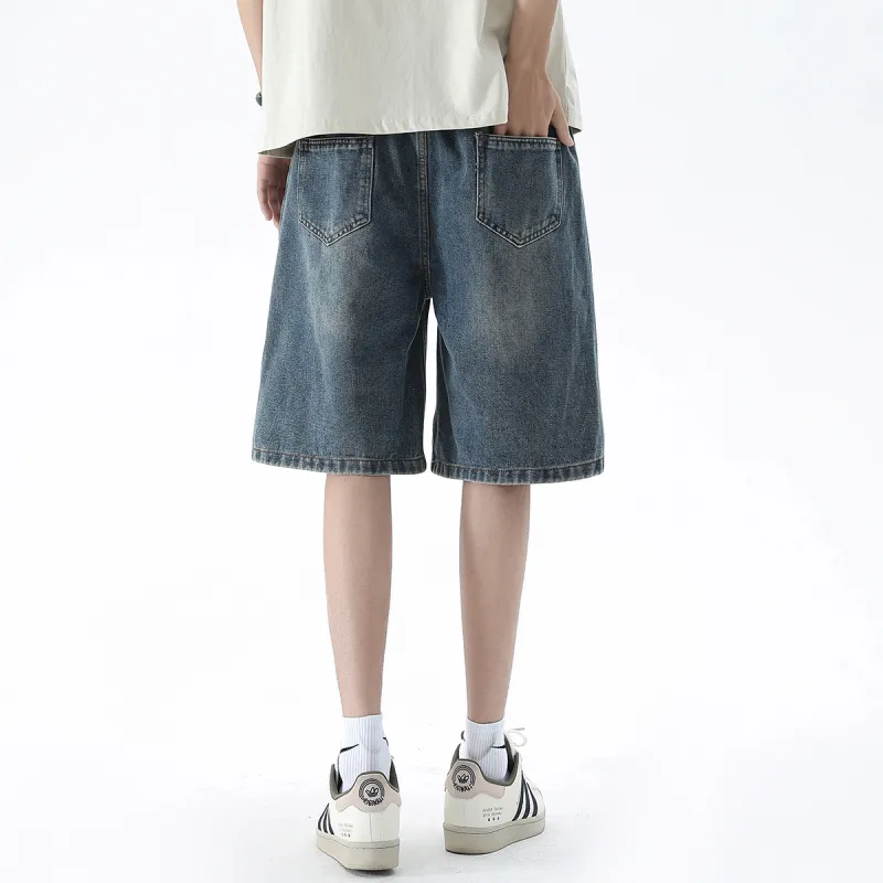 R.super Denim Shorts Unisex-8