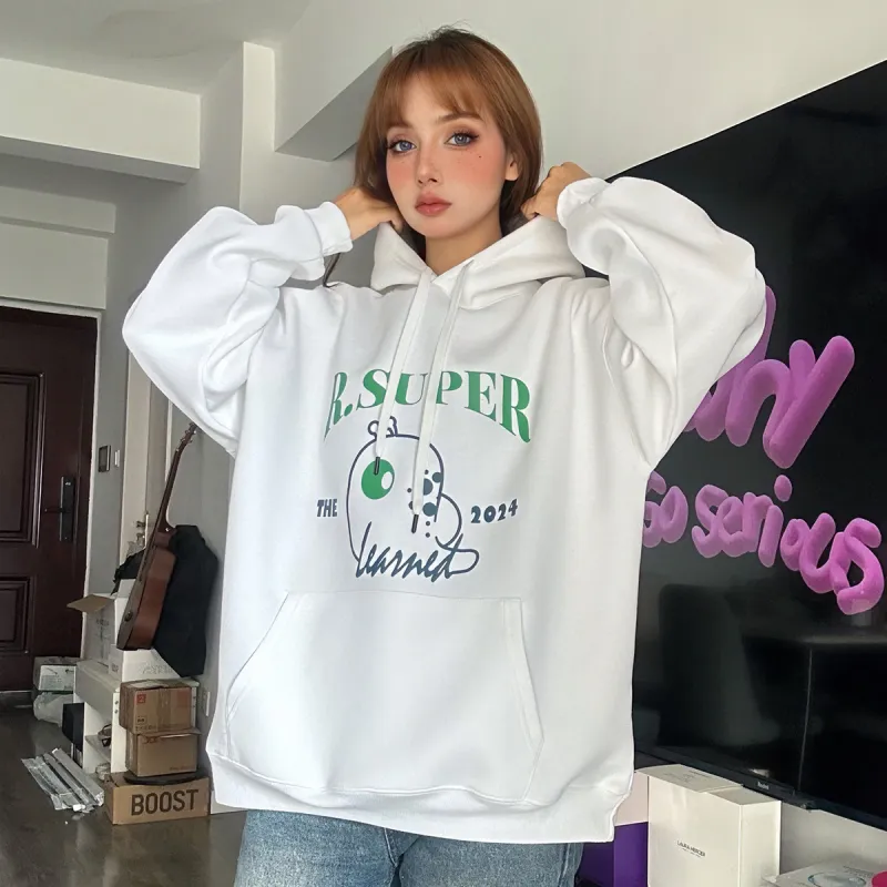 R.super X Monster Letter Co branded Series Sweatshirts Unisex-8