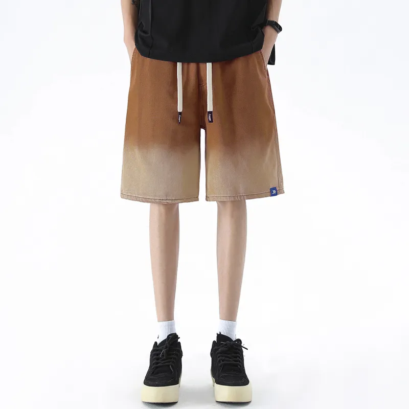 R.super Denim Shorts Unisex-8