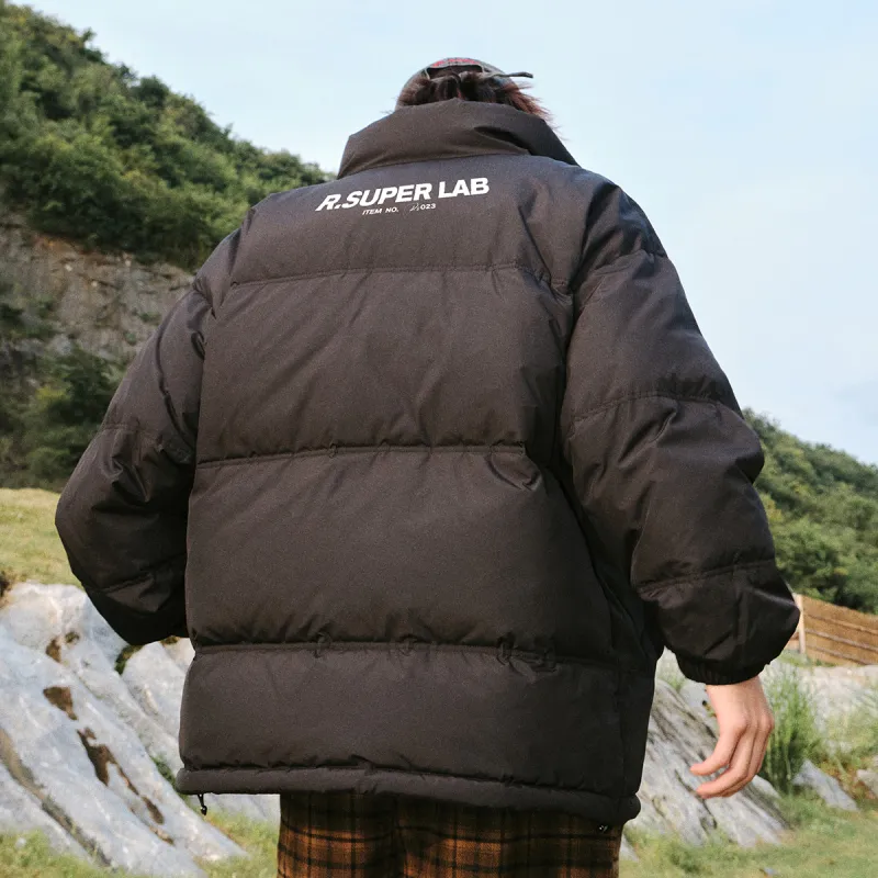 R.super Down Jacket Unisex Black-7