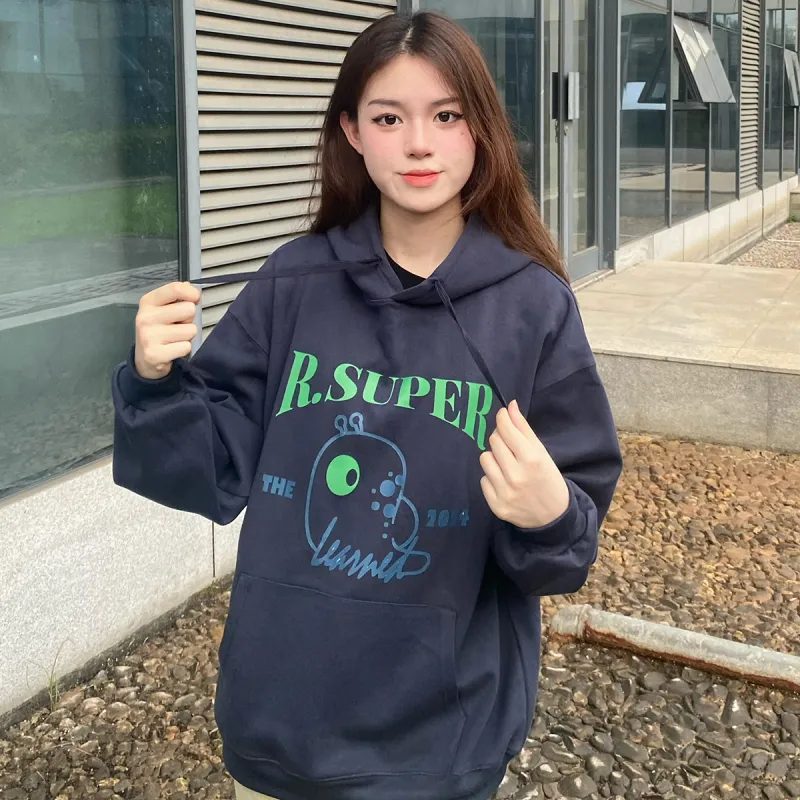 R.super X Monster Letter Co branded Series Sweatshirts Unisex-14