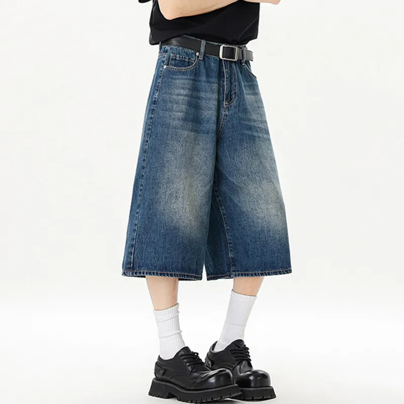 R.super Denim Shorts Unisex-17