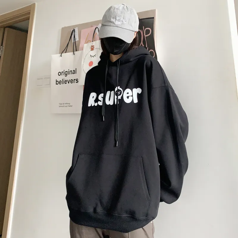 R.super x Monster Letter Sweatshirt Unisex-4