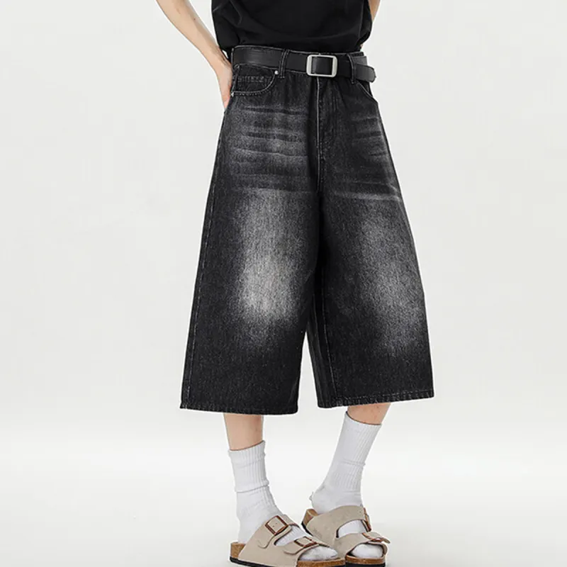 R.super Denim Shorts Unisex-2