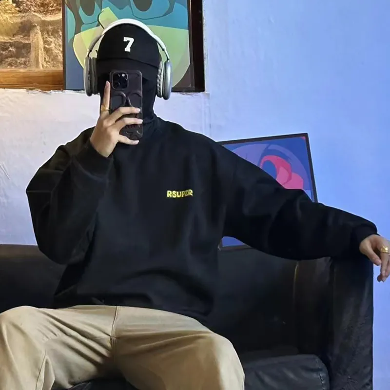 R.super X Monster Letter Co branded Series Sweatshirts Unisex-3