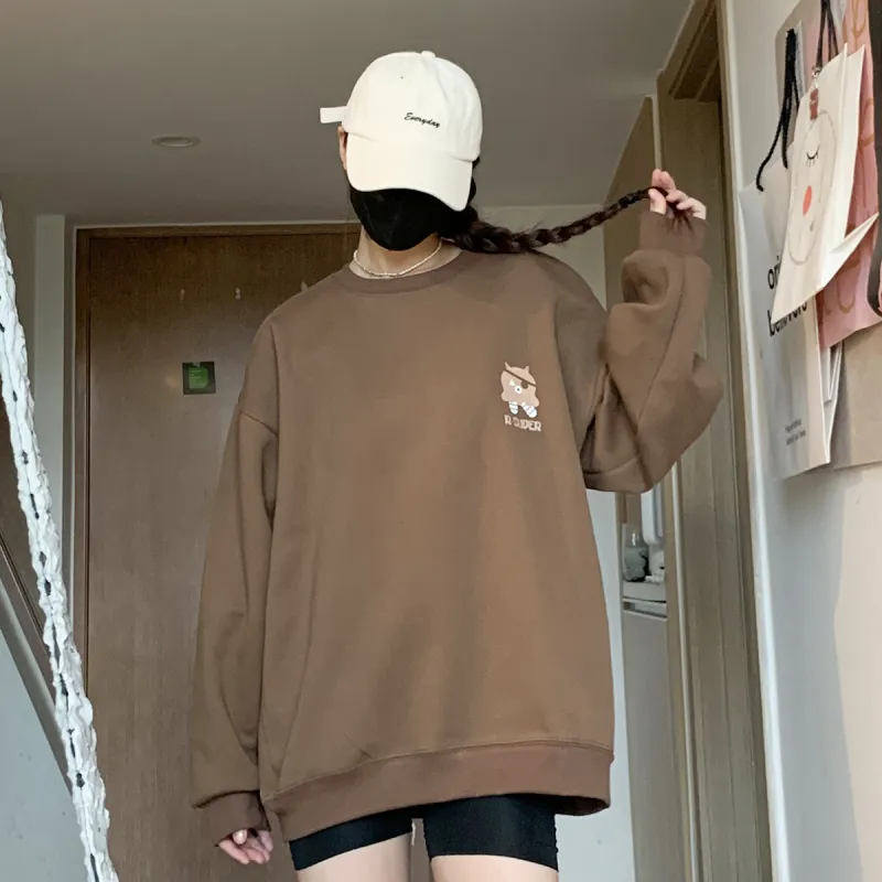 R.super X Monster Letter Co branded Series Sweatshirts Unisex-14