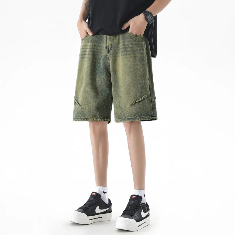 R.super SS24 Denim Shorts Unisex-3