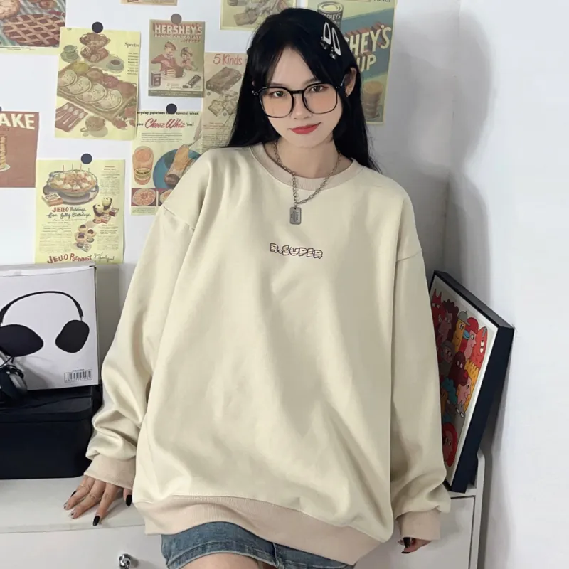 R.super X Monster Letter Co branded Series Sweatshirts Unisex-16
