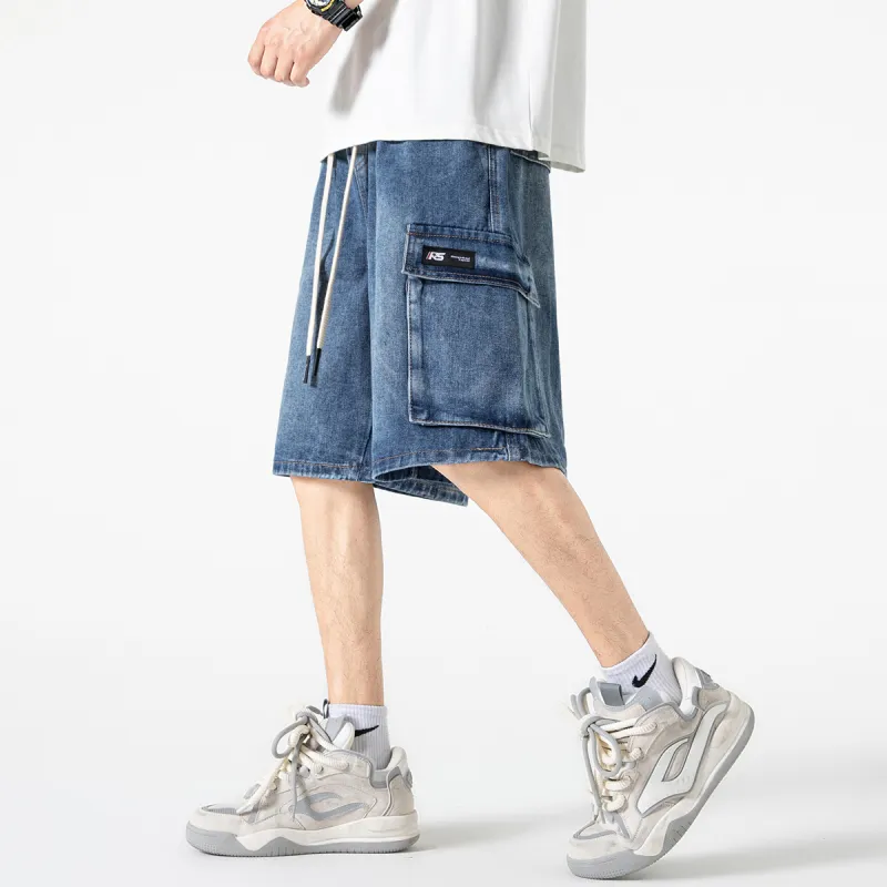 R.super SS24 Denim Shorts Unisex-5