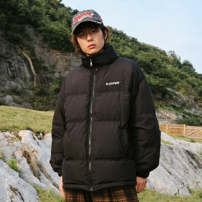 R.super Down Jacket Unisex Black-5