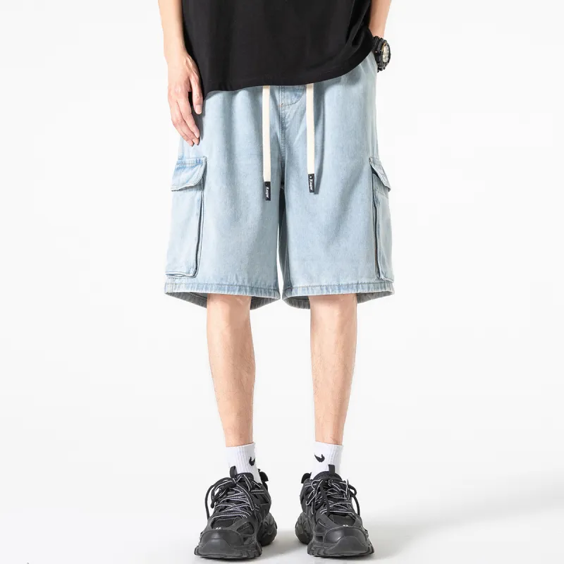 R.super SS24 Denim Shorts Unisex-8