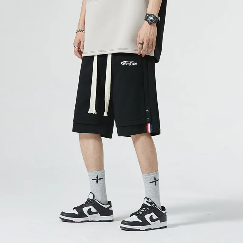 Nt Denim Shorts Unisex Black-3