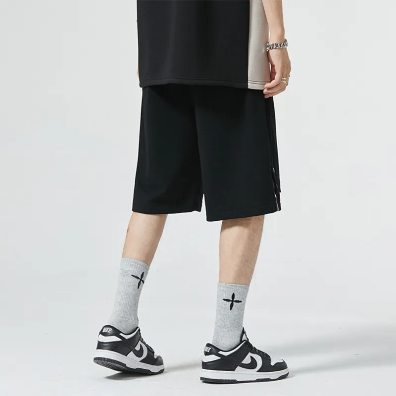 Nt Denim Shorts Unisex Black-4