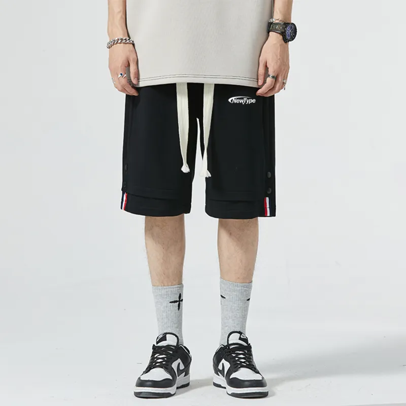 Nt Denim Shorts Unisex Black-2