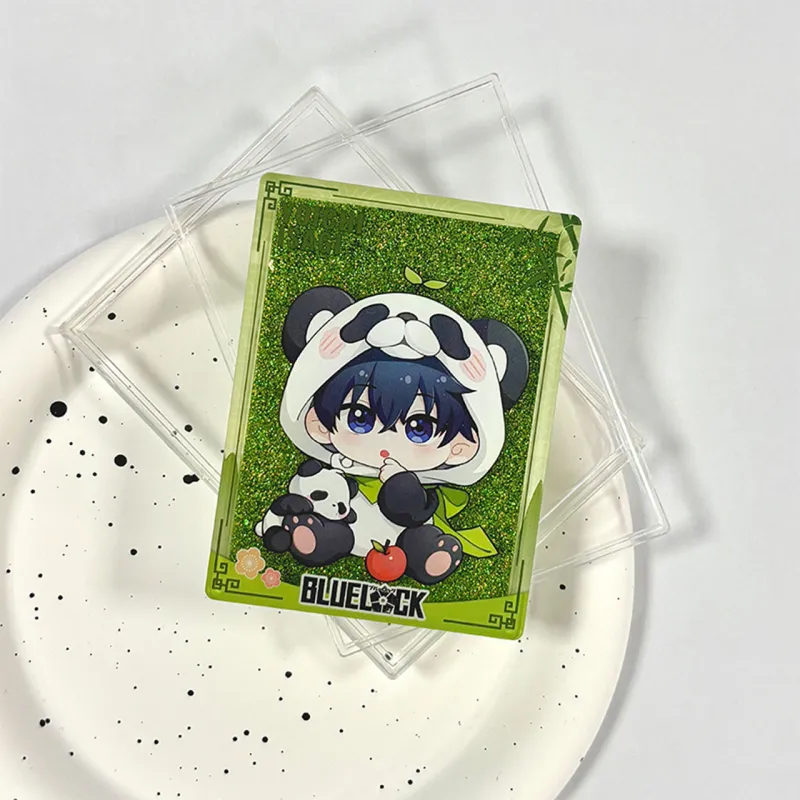 Crooked Melon Production Blue Lock Panda Collection Quicksand Mahjong Cute Merch Ornament Acrylic Stands-21