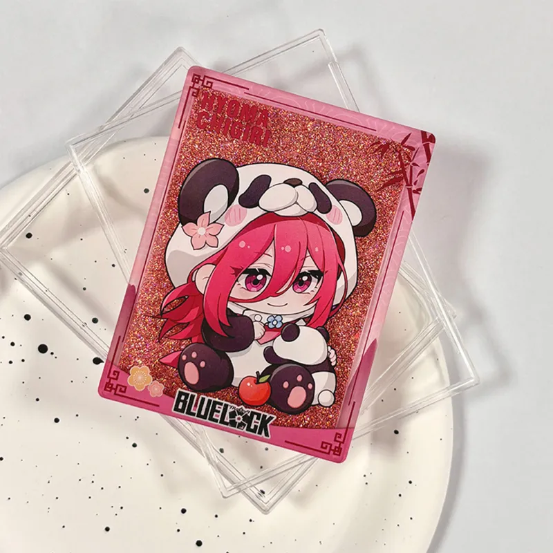 Crooked Melon Production Blue Lock Panda Collection Quicksand Mahjong Cute Merch Ornament Acrylic Stands-11